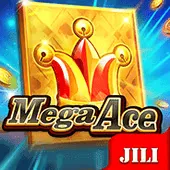 Mega Ace slot game with classic card design