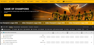 MelBet live sports betting market with dynamic odds and real-time interaction
